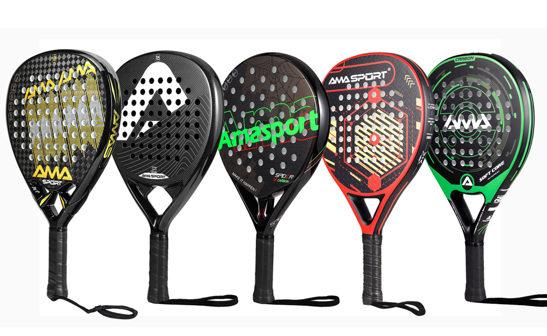 Fabrikpreis Padel Paddle Tennisschläger Kohlefaser Pop Tennis Paddle Paddleballschläger 3K, 12K, 18K, Vollcarbon