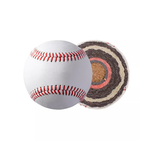 Hochwertiger, langlebiger Baseball aus Rindsleder mit individuellem Logo und 85 % Wollanteil für professionelles Spiel