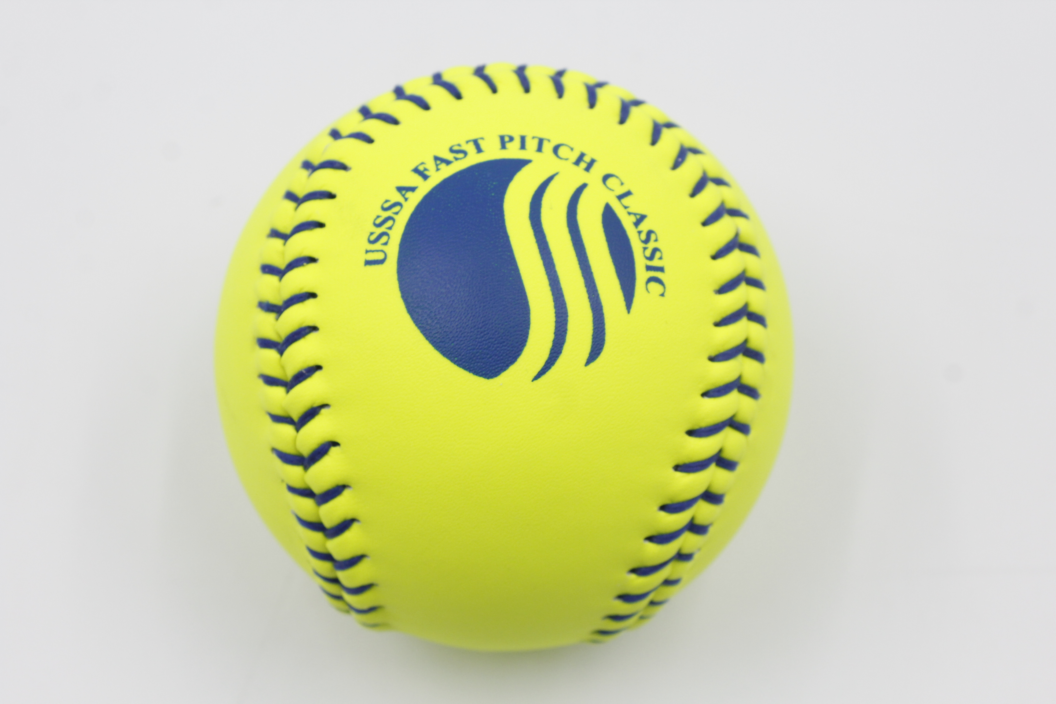 Fabrikpreis 11/12 Zoll Wicked Softball-Lederbezug Poly Core Blaue Nähte .47 Cor 375 LBS Kompression 12er-Pack USSSA Classic Fastpitch