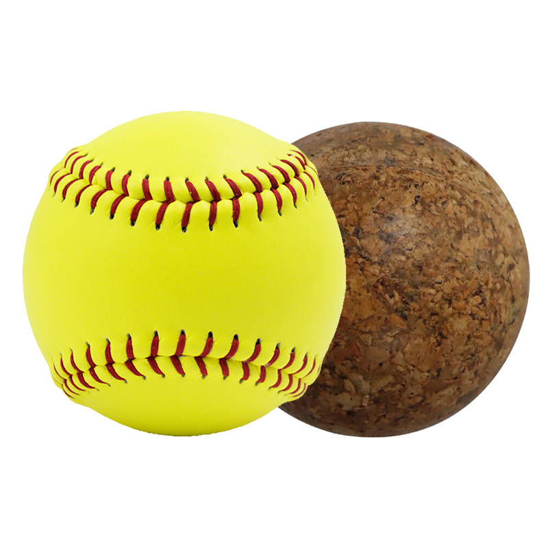 Fabrikpreis 12 Zoll gelber Rindsleder-Softball High Grade Cork Center Offizieller DREAM SEAM Fastpitch 12' USA NFHS