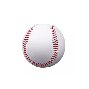 Professionelle, offizielle Größe, Standardgröße, Outdoor-Sport, einfarbig, weißer Baseball, Kunstleder. Material für Übungstraining