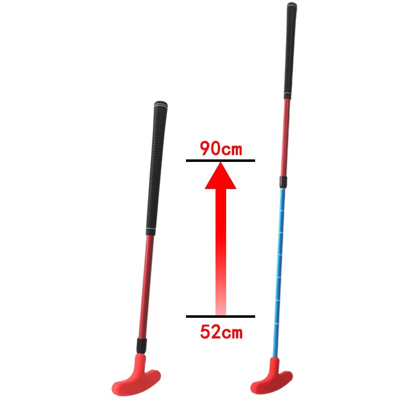 Farbige Minigolf-Putter zum Fabrikpreis, Zwei-Wege-Kinder-Putter für Rechts- oder Linkshänder, verstellbare Länge