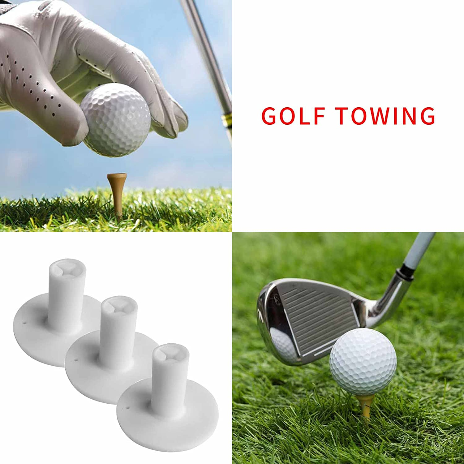 Kundenspezifische Golf-Tees Fabrik-Direktverkauf von Golf-Gummi-Tees für die Driving Range