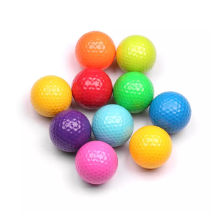 Heißes verkaufendes individuelles Logo-Werbegeschenk Surlyn Bunte Mini-Golfbälle für Kinder Golf-Range-Ball zum Fabrikpreis