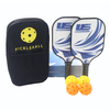 Factory Pro Graphite Pickleball-Schläger/Paddel-Set, Polypropylen-Wabenkern, gepolsterter 4,25-Zoll-Griff, tragbare Tasche/Paddelhülle, leichter Pickleball-Schläger