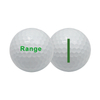 Fabrikpreis 2-lagiger Golf-Range-Ball zum Üben, weiße Farbe, individuelles Logo